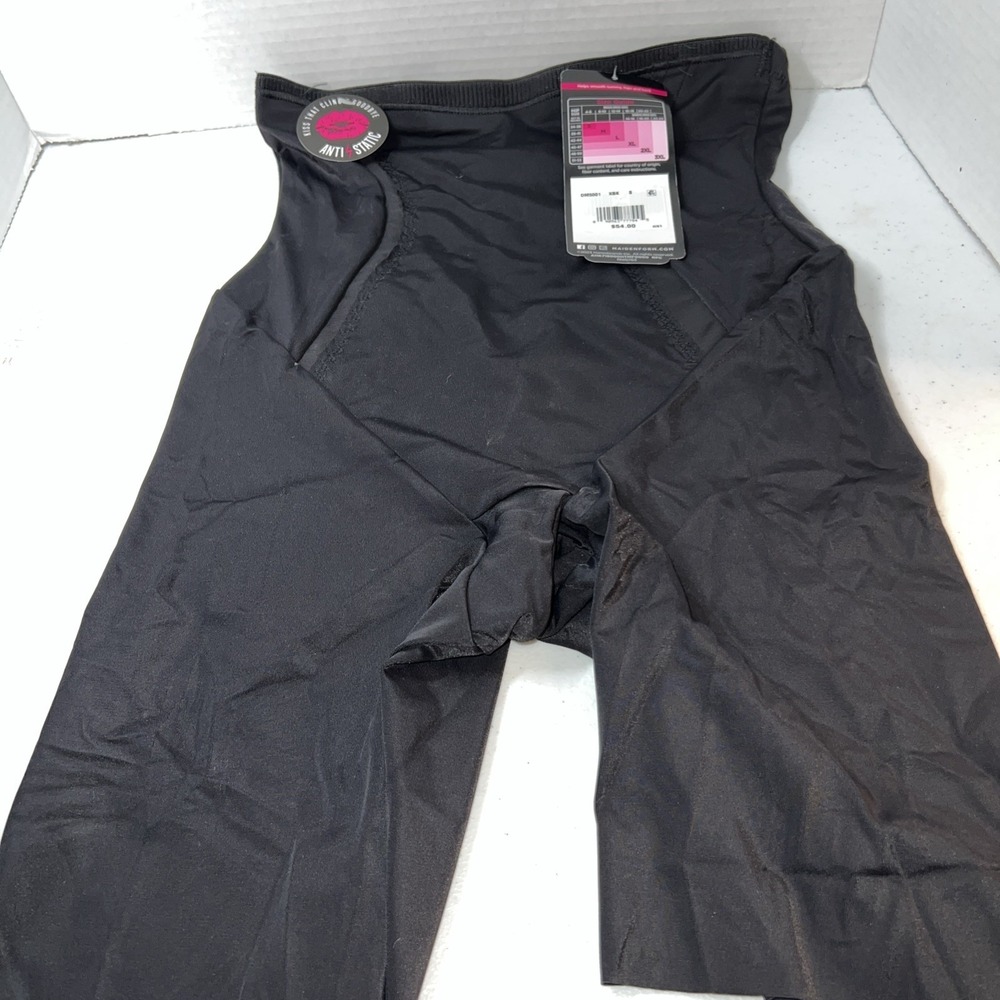Maidenform Thigh Slimmer Womens Small Black High Waist Shapewear DM5001 NWT